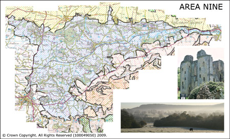 Map of HLCA 9