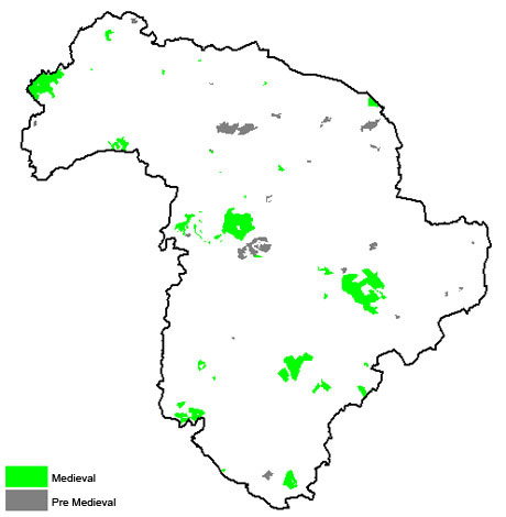 Surviving Pre-Medieval and Medieval Landscape